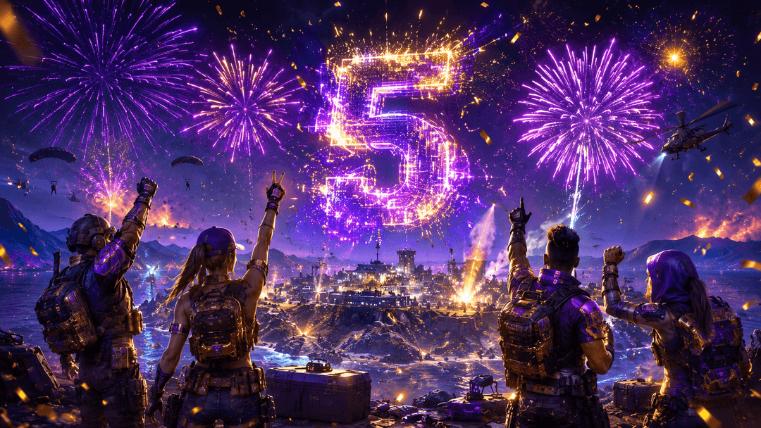 BGMI 5th Anniversary: All Events, Free Rewards & AKM Glacier Return